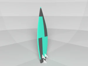 planche de surf Modèle 3D