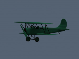 u2 soviet plane 3D Model