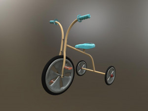children bicycle 3D Model