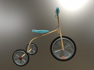 children bicycle 3D Model