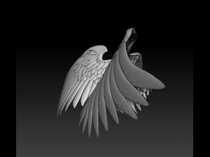 Angel wings Modello 3D