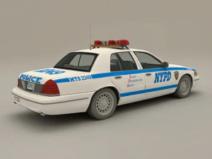 ford-crown victoria police 3D Model