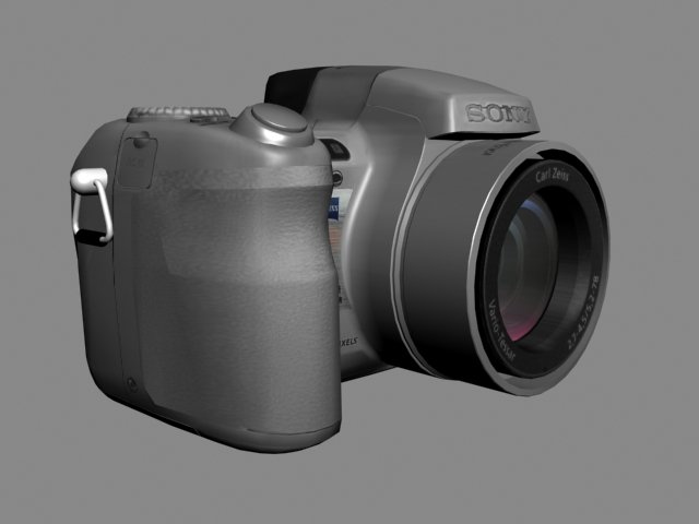 Download sony cyber-shot dsc-h9 digital camera 3D Model