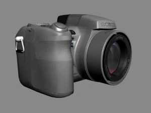 sony cyber-shot dsc-h9 digital camera 3D Model
