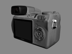 sony cyber-shot dsc-h9 digital camera 3D Model
