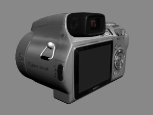 sony cyber-shot dsc-h9 digital camera Modelo 3D