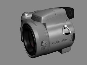 sony cyber-shot dsc-h9 digital camera Modelo 3D
