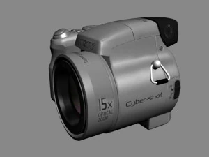 sony cyber-shot dsc-h9 digital camera 3D Model