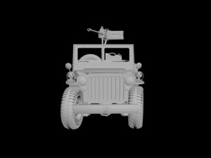 willys army jeep 3D Model