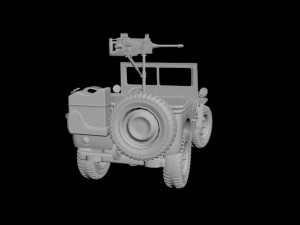 willys army jeep 3D Model