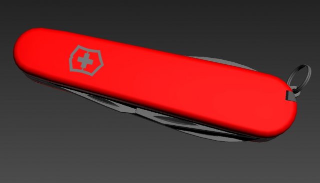 victorinox swiss army knife Modèle 3D .c4d .max .obj .3ds .fbx .stl .blend 