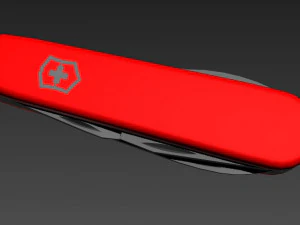 pisau tentara swiss victorinox Model 3D