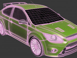Ford-focus rs 3D Model