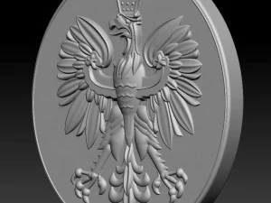 moneda &aacute;guila Modelo de impresión 3D