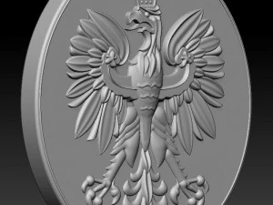 moneda &aacute;guila Modelo de impresión 3D