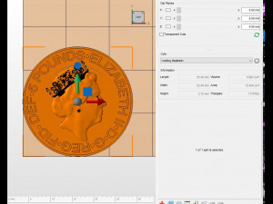 Elizabeth 2 medal coin 3D Print Model