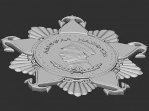 Medal order admiral Nahimov 3D-printmodel