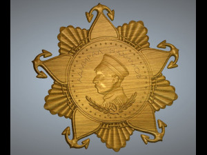 Medal order admiral Nahimov 3D-printmodel