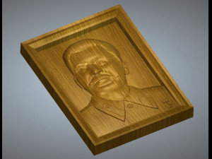 Stalin relief portrait 3D Принт Модель