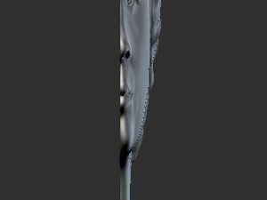 Elizabeth 2 relief portrait 3D 打印模型