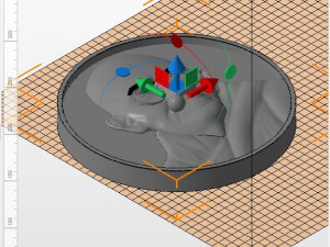 Mahatma Gandhi relief model 3D Принт Модель