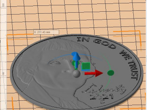 Coin Jefferson 3D Print Model
