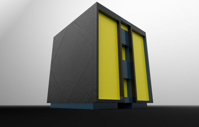ski fi box 3D 模型 .c4d .max .obj .3ds .fbx .stl .blend 