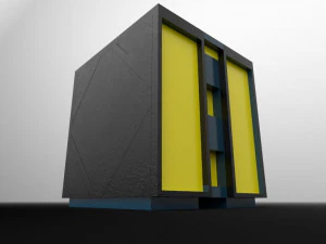 स्की फाई बॉक्स 3D मॉडल