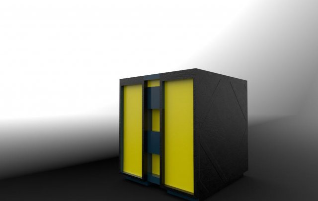 ski-fi box 3D मॉडल .c4d .max .obj .3ds .fbx .stl .blend 