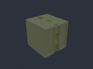 ski-fi box 3D मॉडल