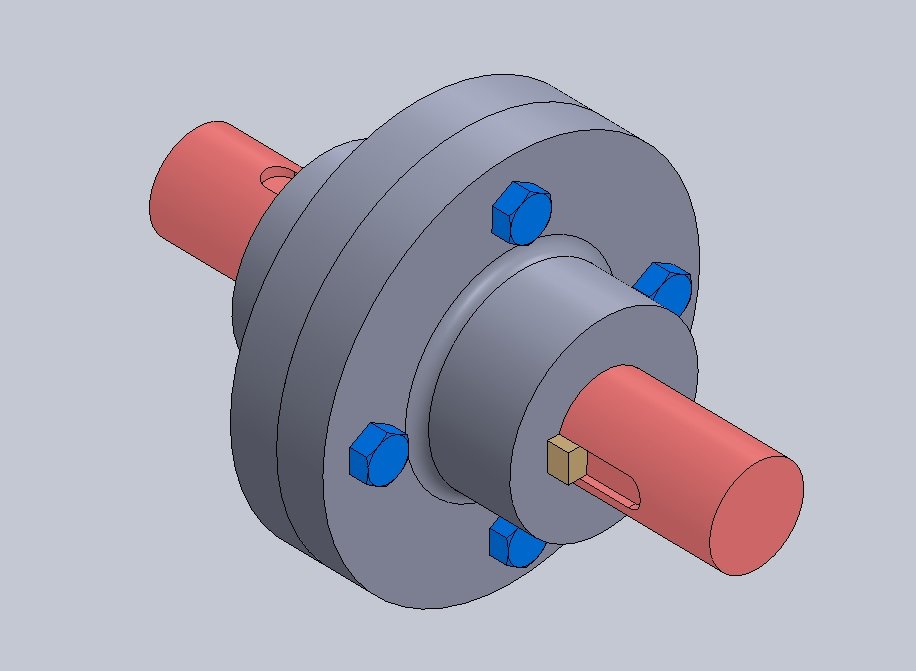 flanged coupling Free 3D Print Model in Engineering 3DExport