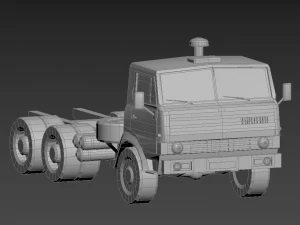 kamaz-5320 3D Model
