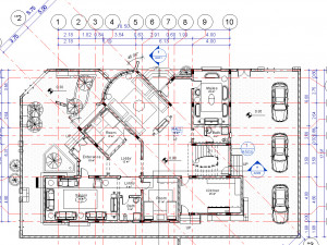 modern villa in revit 2017 3Dモデル