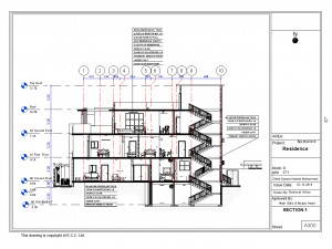 modern villa in revit 2017 3Dモデル