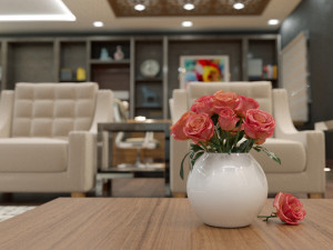 director office Modello 3D