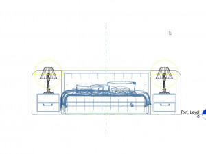 king bed Modelo 3D