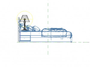 king bed Modelo 3D
