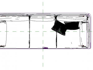 nubian sofa 3D Model