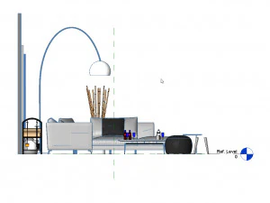 revit family setting area 3D Model