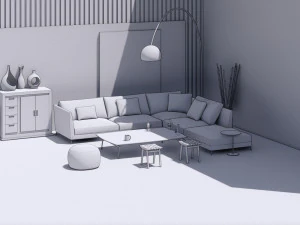 revit family setting area 3D Model