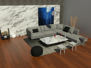 revit family setting area 3D 모델