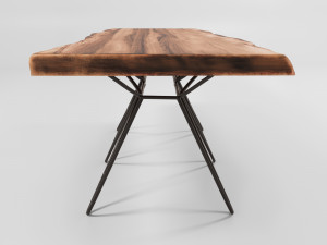 wood table Modèle 3D