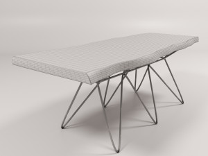 wood table Modèle 3D