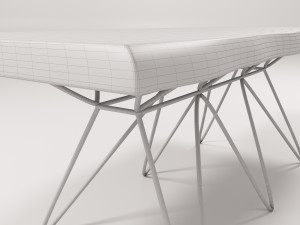 wood table Modèle 3D
