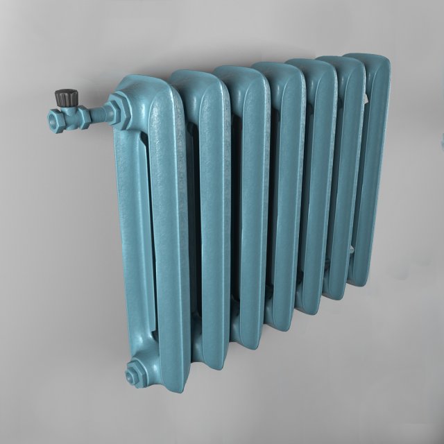 radiator mc-140 3D Model .c4d .max .obj .3ds .fbx .stl .blend 