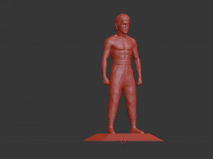 bruce lee 3D-printmodel