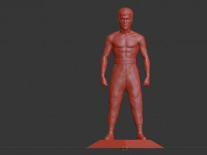 bruce lee 3D-printmodel