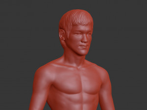 bruce lee 3D-printmodel