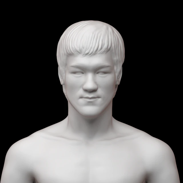 Bruce Lee Modello di stampa 3D .c4d .max .obj .3ds .fbx .stl .blend 