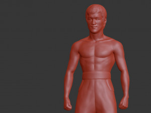 bruce lee 3D-printmodel